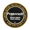Image 2 : .999 Silver Peppermill Hotel Casino Reno, NV $10 Casino Limited Edition Gaming T