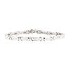 Image 1 : 14KT White Gold 3.00 ctw Diamond Bracelet