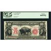 Image 1 : 1901 $10 'Bison' Legal Tender Note Fr.122 PCGS Gem New 66PPQ