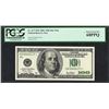 Image 1 : 2001 $100 Federal Reserve STAR Note PCGS Superb Gem New 68PPQ