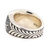 Image 3 : David Yurman Silver 4.00 ctw Black Diamond Ring
