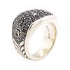 Image 4 : David Yurman Silver 4.00 ctw Black Diamond Ring