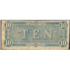 Image 2 : 1864 $10 Confederate States of America Note