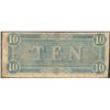 Image 2 : 1864 $10 Confederate States of America Note