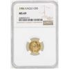 Image 1 : 1986 $5 American Gold Eagle Coin NGC MS69