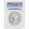 Image 1 : 1881-S $1 Morgan Silver Dollar Coin PCGS MS63