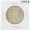 Image 1 : 1947-D Walking Liberty Half Dollar Silver Coin