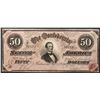 Image 1 : 1864 $50 Confederate States of America Note