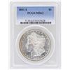 Image 1 : 1881-S $1 Morgan Silver Dollar Coin PCGS MS63