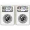 Image 2 : Lot of (2) 2018 Niue $2 Star Wars Stormtrooper Silver Coins NGC MS70 Early Relea