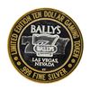 Image 1 : .999 Silver Bally's Las Vegas, Nevada $10 Casino Limited Edition Gaming Token