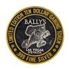 Image 2 : .999 Silver Bally's Las Vegas, Nevada $10 Casino Limited Edition Gaming Token