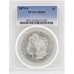 1879-S $1 Morgan Silver Dollar Coin PCGS MS65