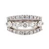 Image 2 : 14KT White Gold 1.95 ctw Diamond Wedding Band