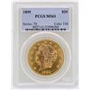 Image 1 : 1895 $20 Liberty Head Double Eagle Gold Coin PCGS MS61