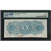 Image 2 : 1863 $20 Confederate States of America Note PMG Choice About Uncirculated 58EPQ