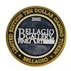 Image 2 : .999 Silver Bellagio Las Vegas, NV $10 Casino Limited Edition Gaming Token