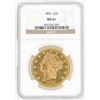 Image 1 : 1895 $20 Liberty Head Double Eagle Gold Coin NGC MS61