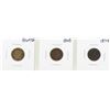 Image 1 : Lot of (3) Indian Head Cent Coins