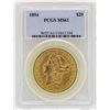Image 1 : 1894 $20 Liberty Head Double Eagle Gold Coin PCGS MS61
