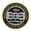 Image 2 : .999 Silver Gold Coast Las Vegas, Nevada $10 Casino Limited Edition Gaming Token