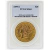 Image 1 : 1899-S $20 Liberty Head Double Eagle Gold Coin PCGS MS61