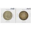 Image 1 : Lot of 1948-1949 Franklin Half Dollar Silver Coins