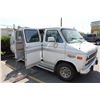 Image 2 : WHITE 1992 CHEVROLET CHEVY VAN 20 PASSENGER VAN WITH WHEELCHAIR LIFT, 165,931KMS, RD, AC,