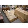 Image 2 : LOT OF ASSORTED WOOD FURNITURE, MANTELS, GAZEBO PARTS, AND MORE