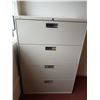 Image 2 : CONTENTS OF MANAGERS OFFICE: EXECUTIVE DESK, CREDENZA AND FILING CABINET