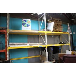 2 BAYS OF PALLET RACKING