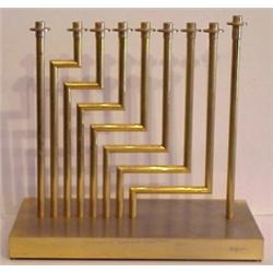 Yaacov Agam (b. 1928) Israeli, MENORAH, movable kinetic Menorah, numbered edition of 90, signed...