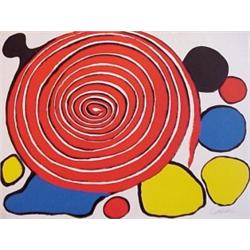 Alexander Calder (1898-1976) American, CARACOL, 1973, color lithograph, signed in pencil, from...