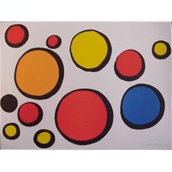 Alexander Calder (1898-1976) American, BULLES D'AIR, 1969, color lithograph on Rives paper, sig...