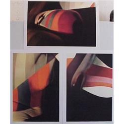 Eugenio Carmi (b. 1920) Italian (three), CHROMO CYNPLASMA (Nude) Series, 1971, three color scre...