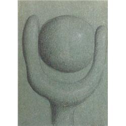 Clarence Holbrook Carter (1904-2000) American, UNTITLED, 1963, color pastel on rice paper, 29 1...