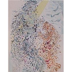 Salvador Dali (1904-1989) Spanish, THE OPPOSITION, (Heaven Canto 14; M.1116) from Divine Comedy...