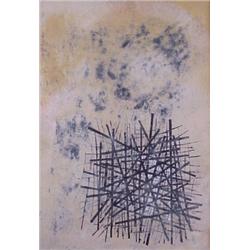 Jules Engel (1915-2003) American, PLAYGROUND, 1957, watercolor paper, 28 1/2 x 19 1/2", signed...