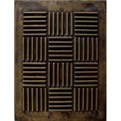 Jules Engel (1915-2003) American, UNTITLED, bronze wall sculpture, 15 1/2 x 11 1/2". $400/600...
