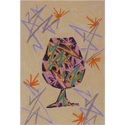 Joe Fay (b. 1950) American, SNIFTER, 1984, color pastel on paper, 8 x 6", signed and dated, fra...