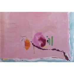 Helen Frankenthaler (1928-1988) American, FLIRT, 1995, color screenprint after the painting, si...