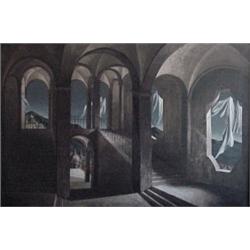 Jack Frankfurter (20th Century) American, MAPLES BAROQUE, oil painting on canvas, 39 1/4 x 58 1...
