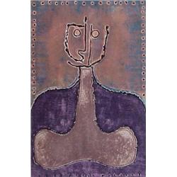 Lepez Garcia (20th Century) Latin American, PERSONAGE, carborumdum gravure, signed in pencil, f...
