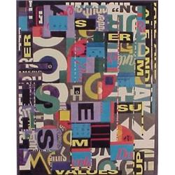 Basil Langton (20th Century) American, UNTITLED, 1998, color lazer print, signed in pencil and...
