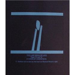 Les Levine (b. 1935) American, LAST BOOK, color lithograph, signed in pencil, from the numbered...