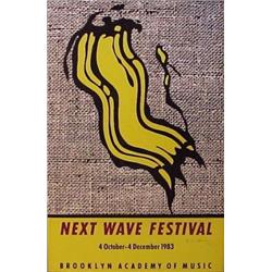 Roy Lichtenstein (1923-1997) American, NEXT WAVE FESTIVAL (C.III.31), 1983, color offset lithog...