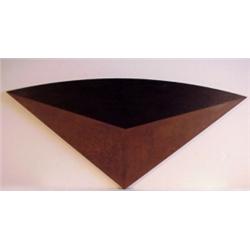 Gregory Mahoney (20th Century) American, UNTITLED, 1987, steel panels and painted wood construc...