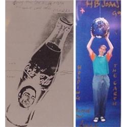 Anton Miralda (b. 1942) Spanish (two), COKE IN THE OCEAN, Xerox print with drawing and inscript...