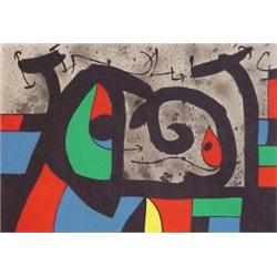 Joan Miro (1893-1983) Spanish, LE LEZARD AUX PLUME D'OR (C.148), plate XI, 1971, color lithogra...