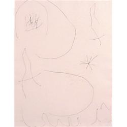Joan Miro (1893-1983) Spanish, JOURNAL D'UN GRAVURE series (C.200), 1975, etching, signed in pe...